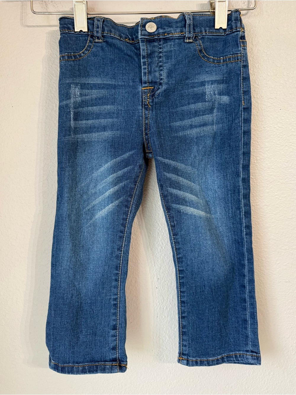 7 For All Mankind Toddler Boy Jeans Featuring Faded Detailing Size 24 Months